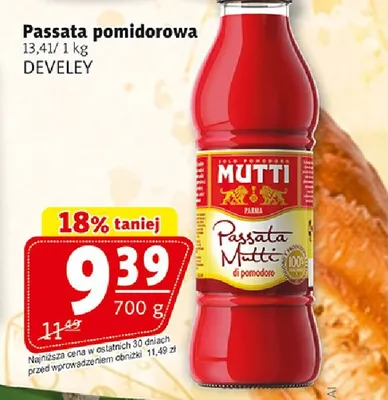 Passata pomidorowa Mutti promocja w Prim Market