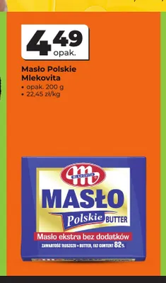 Masło Polskie Mlekovita promocja w Odido