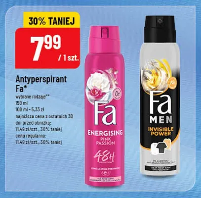Antyperspirant Fa promocja w POLOmarket