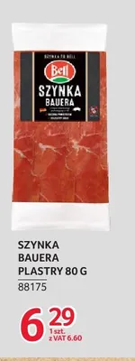 Szynka Bauera plastry Bell promocja w Selgros