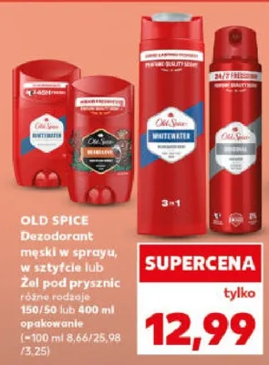 Dezodorant męski w sprayu, w sztyfcie lub żel pod prysznic różne rodzaje promocja w Kaufland