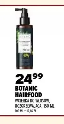 Wcierka do włosów Botanic Hairfood rozgrzewająca promocja w Drogerie Natura