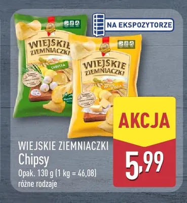 Chipsy Wiejskie Ziemniaczki promocja w Aldi
