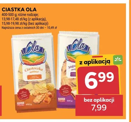Ciastka Ola promocja w Stokrotka