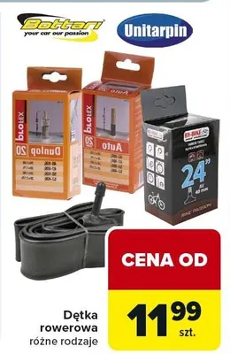 Dętka rowerowa różne rodzaje promocja w Carrefour