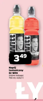 Napój izotoniczny Dr Witt pomarańczowy promocja w Netto