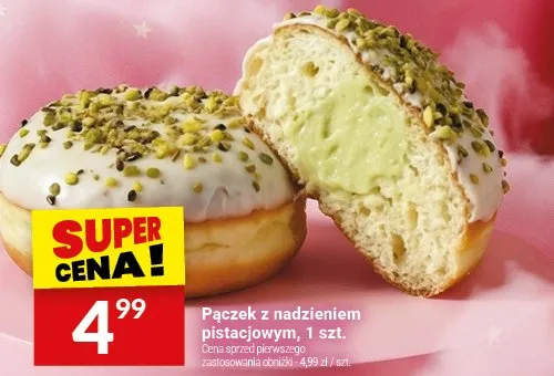 Pączek z nadzieniem pistacjowym promocja w Twój Market