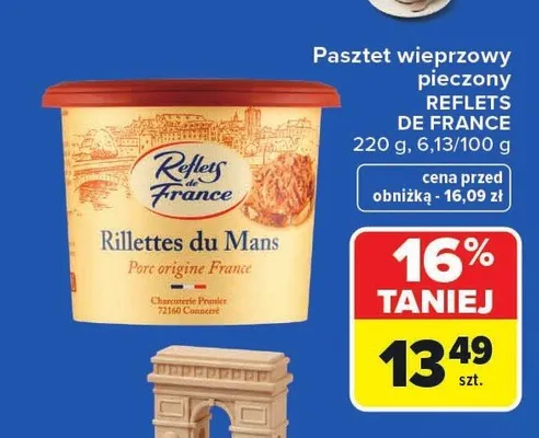 Pasztet wieprzowy pieczony Reflets de France promocja w Carrefour Market