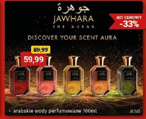 Arabskie wody perfumowane 100 ml Jawhara promocja w Drogeria Kosmyk