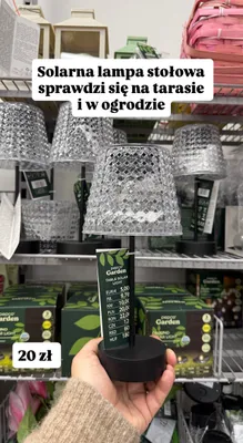 Lampa stołowa solarna promocja w Pepco