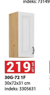 Szafka kuchenna wisząca 30 g-72 1F promocja w Merkury Market