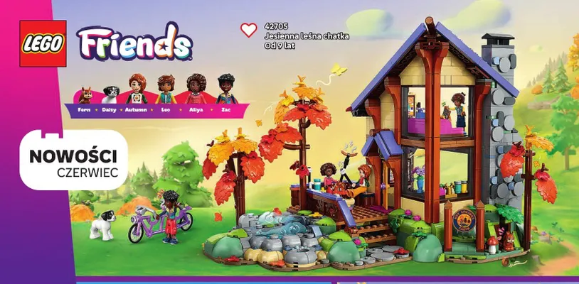 Klocki LEGO Friends 42705 Jesienna leśna chatka promocja w LEGO