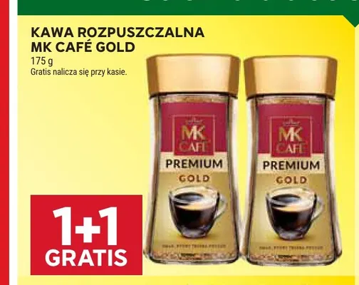 Kawa rozpuszczalna MK Café Gold promocja w Stokrotka