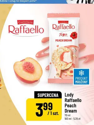 Lody Raffaello Peach Dream promocja w POLOmarket