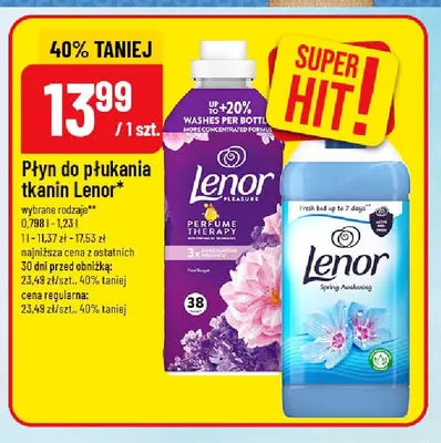 Płyn do płukania tkanin Lenor Spring Awakening promocja w POLOmarket
