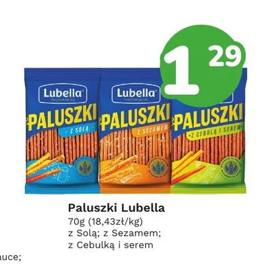 Paluszki Lubella z Solą promocja w Limonka
