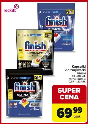 Kapsułki do zmywarki 62-80 szt. różne rodzaje promocja w Carrefour