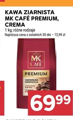 Kawa ziarnista MK Café Crema promocja w Stokrotka