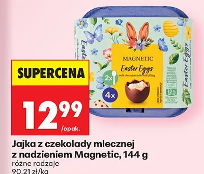 Jajka z czekolady mlecznej z nadzieniem promocja w Biedronka