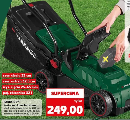 Kosiarka akumulatorowa PARKSIDE promocja w Kaufland