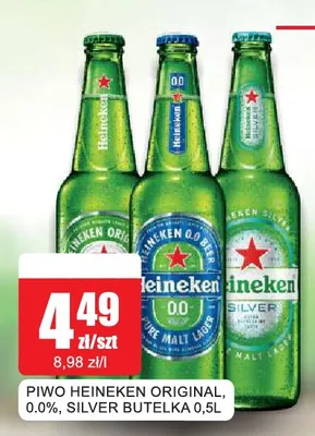 Piwo Heineken Original promocja w Bingo