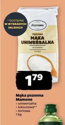 Mąka pszenna Mamone tortowa promocja w Netto