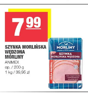 Szynka morlińska wędzona Morliny promocja w SPAR