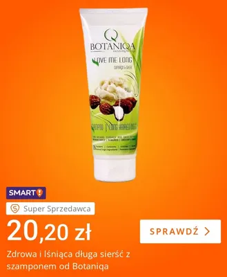 Szampon dla psów Love Me Long Botaniqa promocja w Allegro