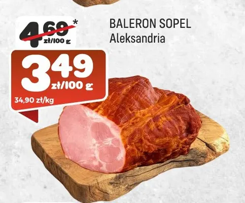 Baleron Sopel Aleksandria promocja w Społem Praga
