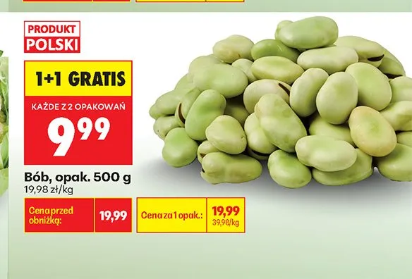 Bób polski promocja w Biedronka
