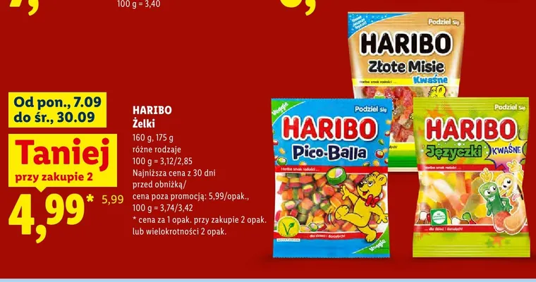 Żelki Haribo Pico-Balla promocja w Lidl