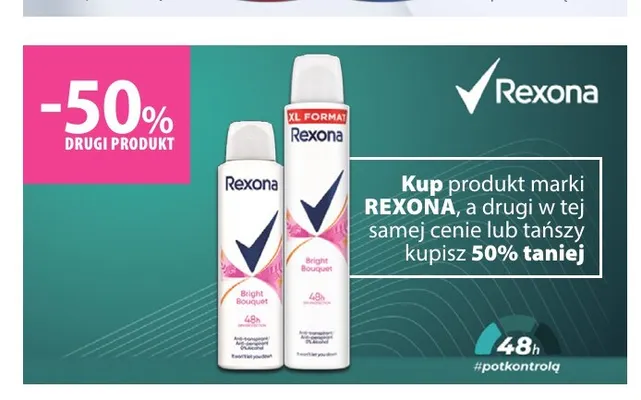 Dezodorant Rexona Bright Bouquet promocja w Hebe