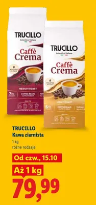Kawa ziarnista Trucillo promocja w Lidl