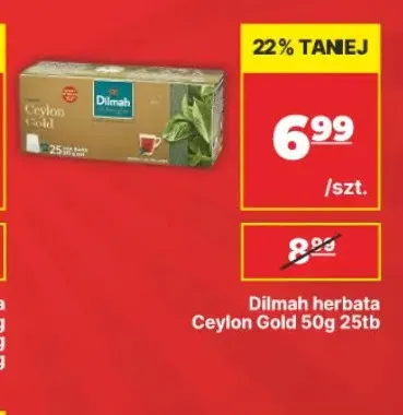 Herbata Ceylon Gold Dilmah promocja w API Market