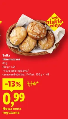 Bułka ziemniaczana promocja w Lidl