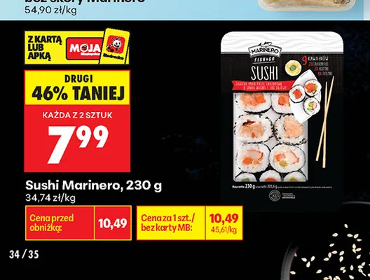 Sushi Marinero promocja w Biedronka