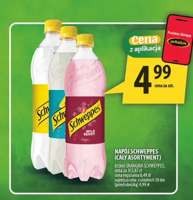 Napój Schweppes Citrus Mix promocja w Arhelan