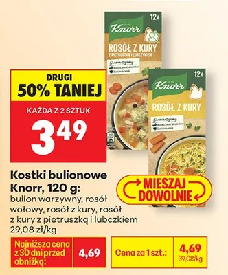 Kostki bulionowe rosół z kury promocja w Biedronka