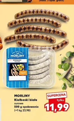 Kiełbaski białe surowe Morliny promocja w Kaufland
