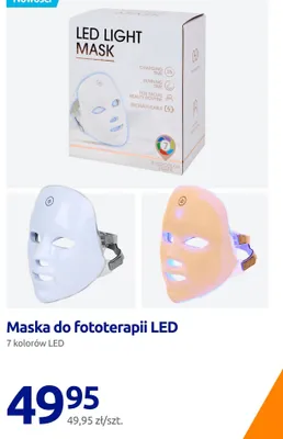 Maska do fototerapii LED promocja w Action