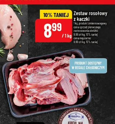 Zestaw rosołowy z kaczki promocja w POLOmarket
