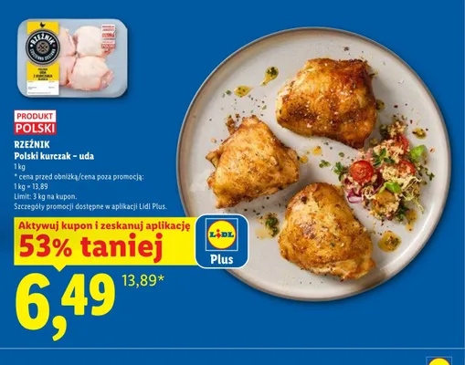 Polski kurczak - uda Rzeźnik promocja w Lidl