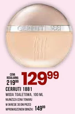 Woda toaletowa 1881 promocja w Drogerie Natura