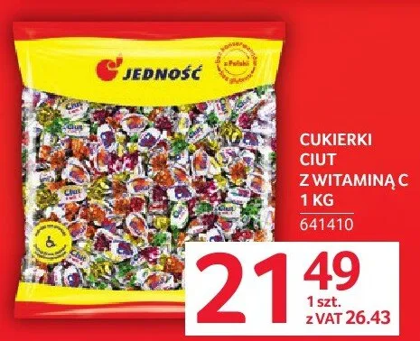 Cukierki Cit witamina C 1 kg promocja w Selgros