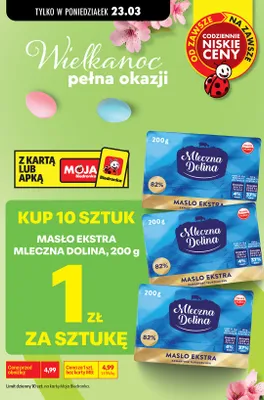 Masło ekstra promocja w Biedronka