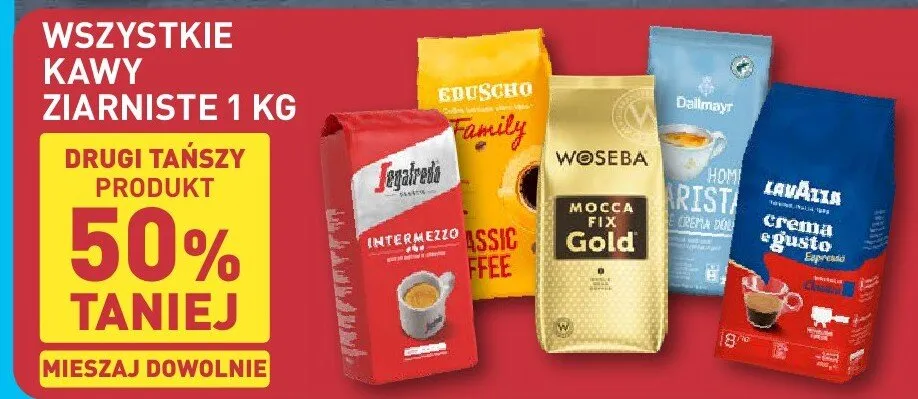 Kawa ziarnista Intermezzo promocja w Aldi