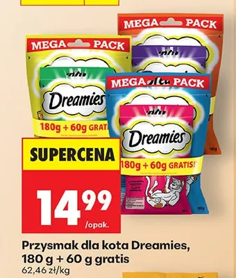 Przysmak dla kota Dreamies promocja w Biedronka