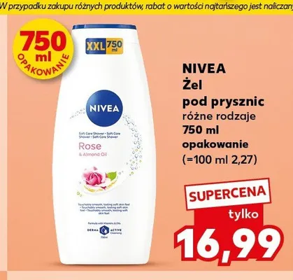 Żel pod prysznic fruity delight Nivea promocja w Kaufland