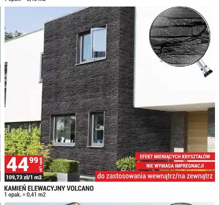 Kamień elewacyjny Volcano promocja w Merkury Market