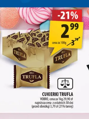 Cukierki Trufla Vobro promocja w Arhelan